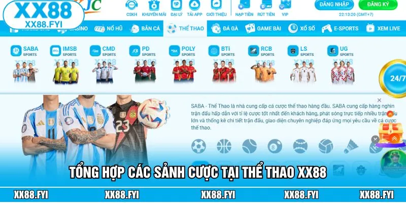 Các sảnh cược đa dạng môn, tỷ lệ thưởng cao nên trải nghiệm 