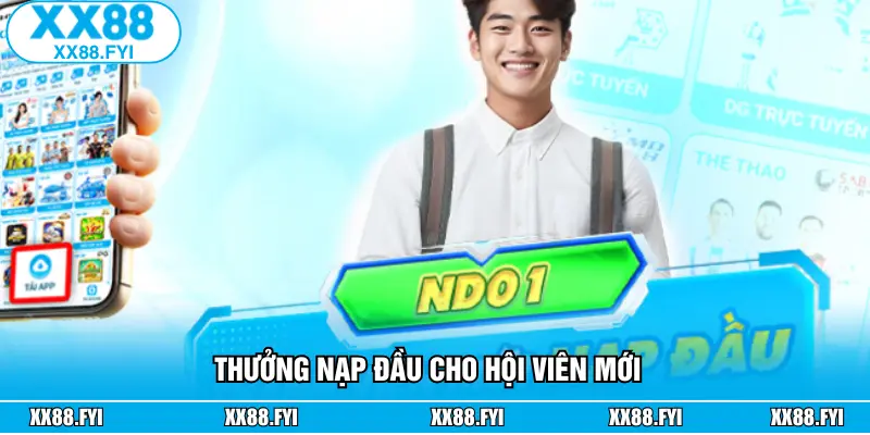 Khuyến mãi XX88 100% nạp đầu 